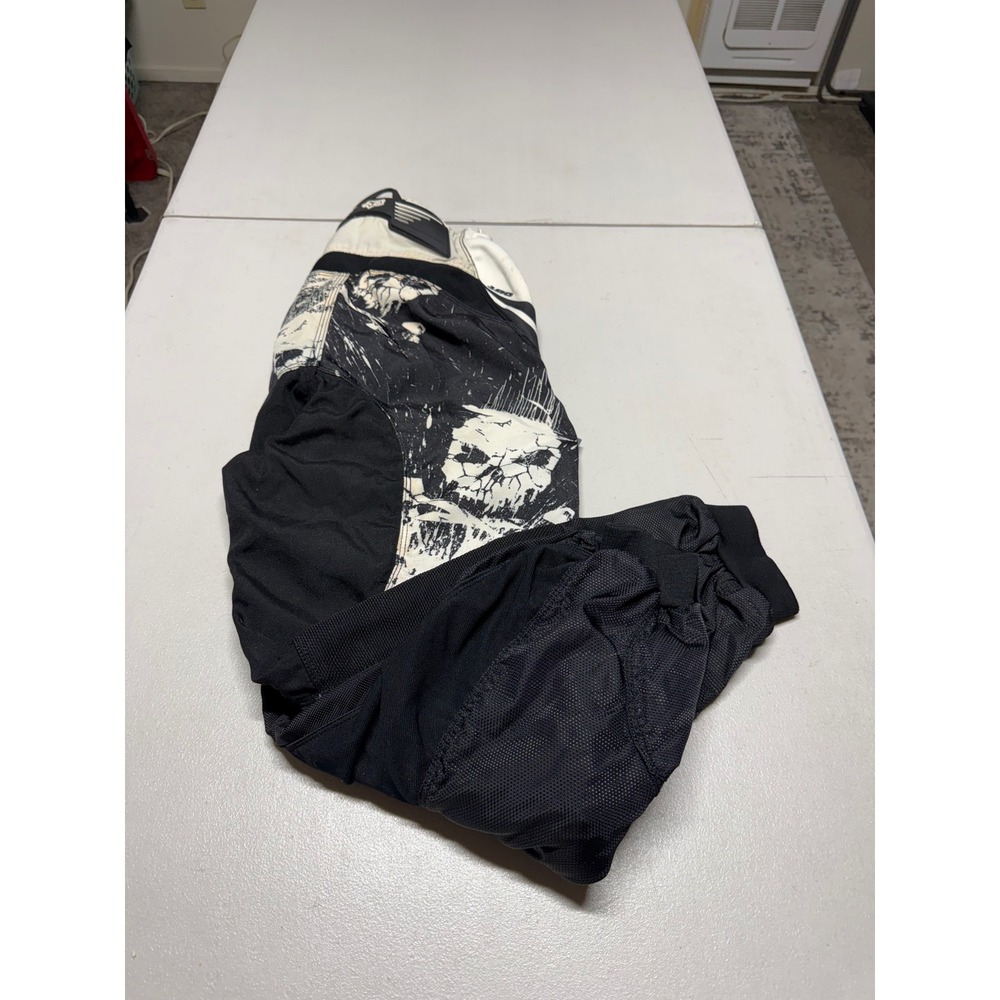 FOX RACING MENS PANTS SIZE 36 BLACK & WHITE COLOR